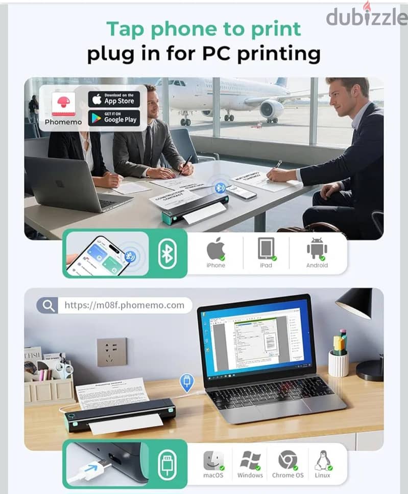 Phomemo M08F-Letter Portable Printer 1