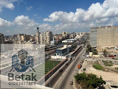 Furnished apartment for rent 100m Al-Mahmoudiya Axis Street directly near the National University Alexandria Kobra Al-Namous