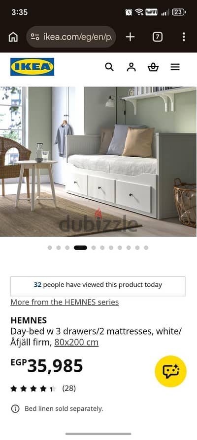 IKEA DAY BED AS NEW
