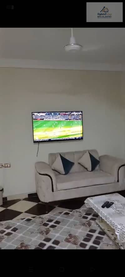 شقه للايجار مفروشه الهضبه الوسطى