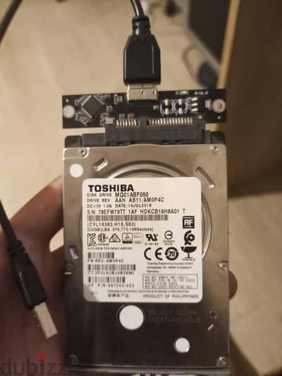 hdd toshiba original 500GB