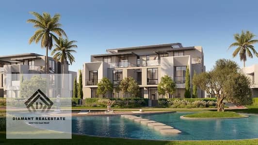Villa for price of apartment in New Cairo directly opposite Rehab City, with installments Over 10Years, Steps from Suez Road and minutes from AUC.