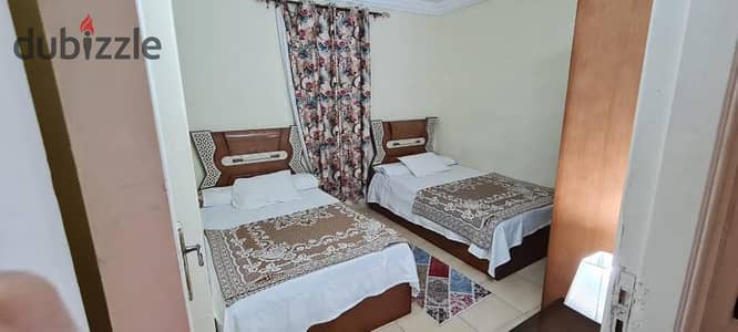 Smouha Furnished Air Conditioner 3 Rooms and Reception Near Dhaki Rajab