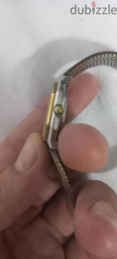 ساعة سويسرية كلاسيكية نادرة BWC Swiss Flatline II Quartz - حالة ممتازة