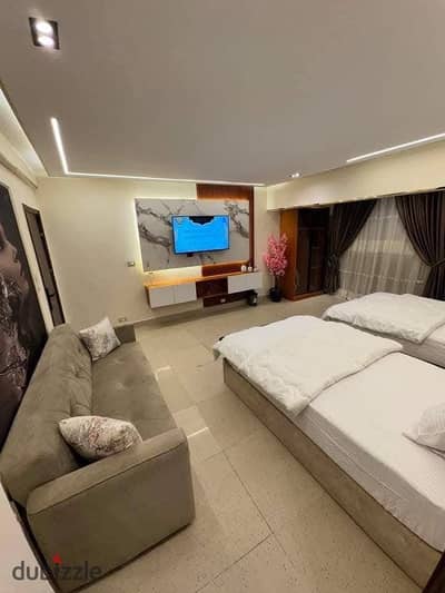 Luxury VIP Studio for Daily, Weekly & Monthly Rent | First Occupancy | Brand-New Building | Ultra Super Lux | Main Abbas El Akkad Street | Nasr City |