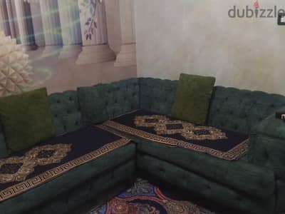 طقم ركنه و2كرسى وبوف