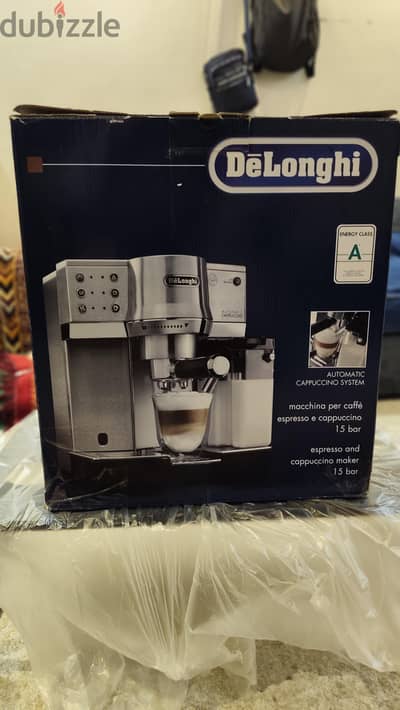 ديلونحي e 860 اوتوماتيك باتيه كابتشينو اسبرسو De'Longhi cappuccino حلي