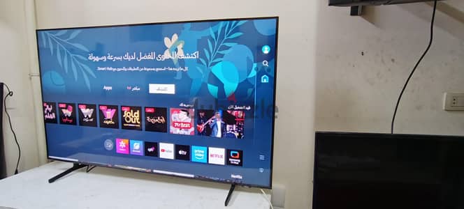 سامسونج 60 سمارت برسيفر داخلي 4k فريم لس بريموت ماجيك صوتي