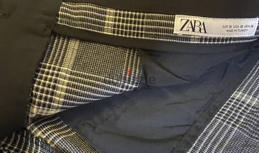 بنطلون كلاسيك كاروهات ‎ ‎زارا (ZARA) صناعة تركي