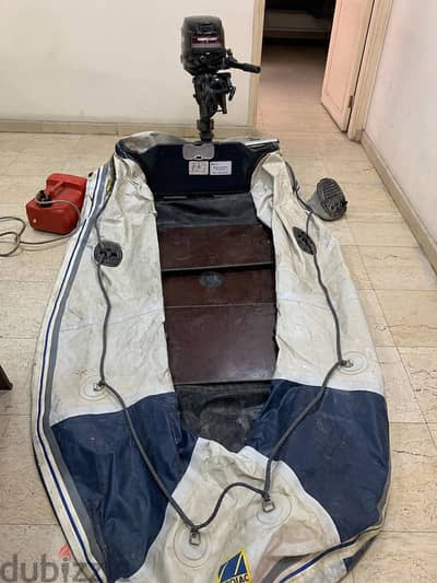 لانش زودياك مطاط بحالة جيدة جدا