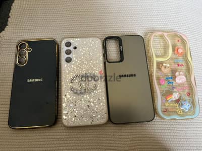 4 جرابات سامسونج إيه 15 حالة ممتاااااااااازة