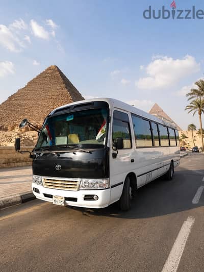 ايجار تويوتا 21 كرسي الى دهب
