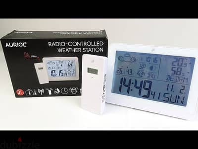 ‏Auriol Radio Controlled Weather Station