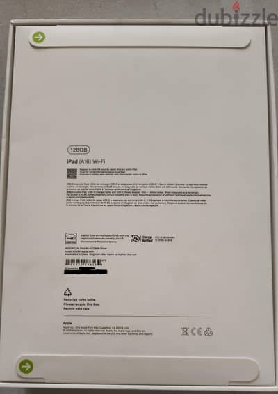 iPAD (A16) Wi-Fi . COLOR: SILVER