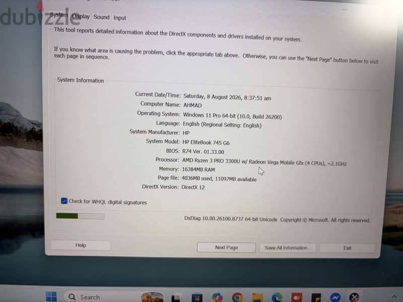 Hp Elitebook g6 1