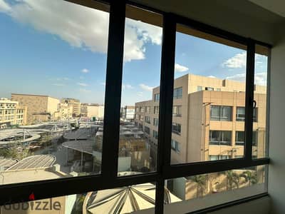 مكتب ادارى للايجار في الجزيره بلازا - الشيخ زايد - مساحه 100 متر كامل التشطيب بالتكيفات Office For Rent in El sheikh Zayed 100sqm Fully Finished