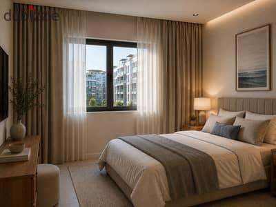 Ground apartment 173m in Jazeerat Al-Sheikh Zayed | 3 rooms | Down payment 5% and installment for 8 years