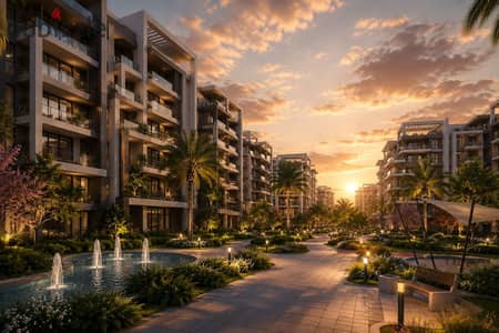 For sale: 88 sqm studio + garden with a 10% down payment in O9 Compound, directly on Gamal Abdel Nasser Axis, opposite the Shooting Club