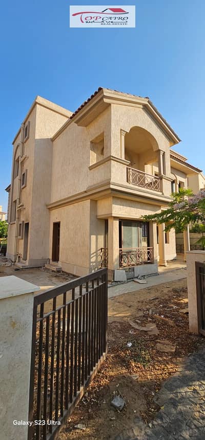 فيلا مستقله للبيع كاش فى مدينتي نموذج B3 بدون تشطيب