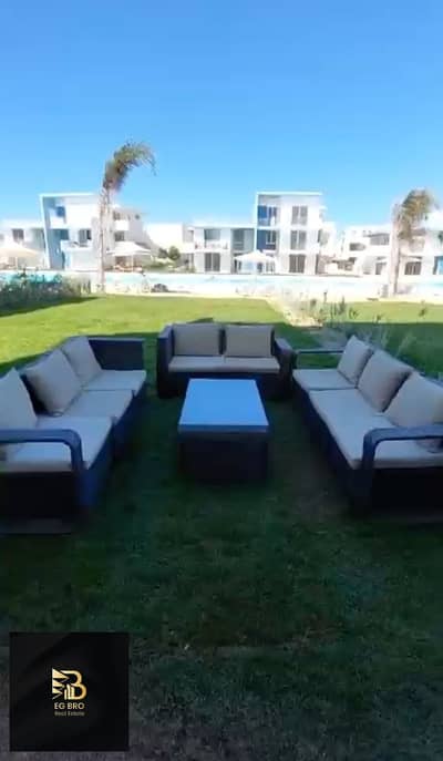 شاليه أرضي مفروش بحديقة خاصة للإيجار في فوكا باي، رأس الحكمة - فيو مباشر على اللاجون