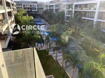 Overlooking Main Pool 196m Penthouse With Kitchen & ACs For Rent In El Patio 7 5th Settlement New Cairo Near AUC