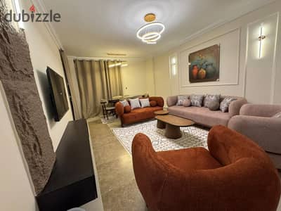 شقة أول سكن مفروشة مودرن للإيجار في جنة زايد 2 – الشيخ زايد Janna Zayed 2 – Sheikh Zayed  متاحة فورا