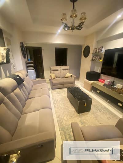 Freehold apartment for sale in Al Rehab City, New Cairo.