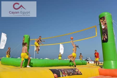 شاليه للبيع في تلال العلمين, سيدي عبد الرحمن شالية شايف البحر (سي فيو)  عالبحر5% مقدم تلال الساحل وقسط 10 سنوات