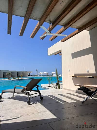 Furnished villa with air conditioning, immediate delivery in Ras El Hikma, next to La Vista and Fouka Bay
