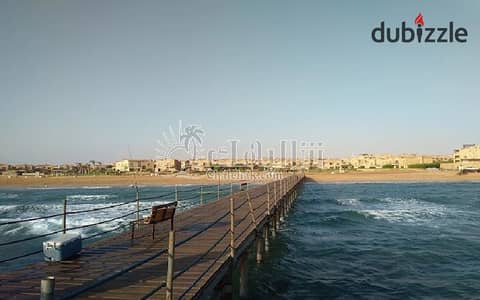 شاليه مفروش برووف خاص وفيو بحر | بياسيرا العين السخنة