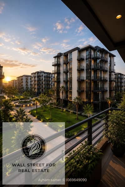 for sale with old price in B8 madinaty apartment 125m view garden and the spine