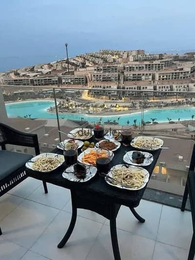 شاليه للبيع في العين السخنة داخل المونت جلالة تشطيب كامل بالتكييفات وفيو Landscape وبأفضل نظام سداد