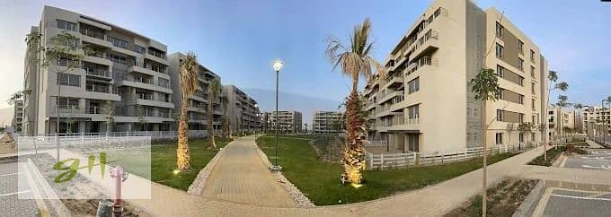 شقة مع جاردن جاهزة للاستلام للبيع في بالم هيلز كابيتال جاردنز المستقبل Palm Hills Capital Gardens Mostakbal City