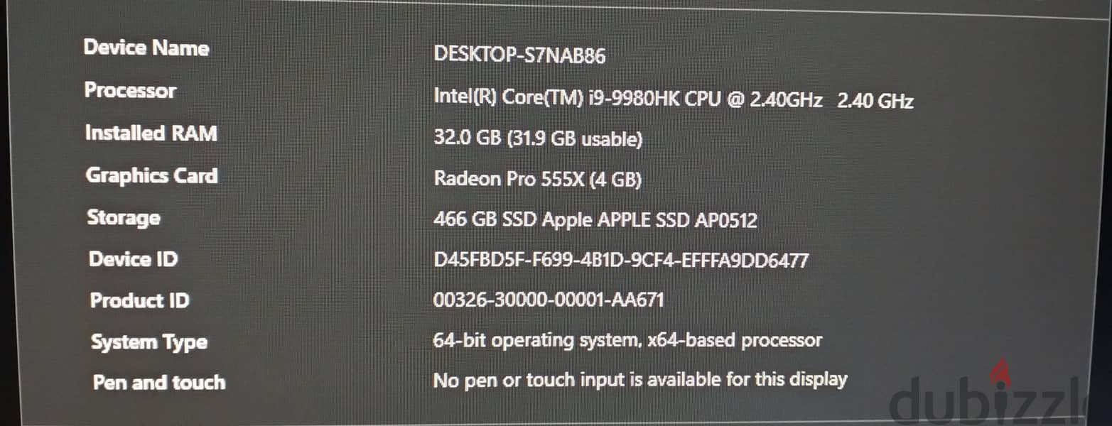 Apple MacBook Pro 15" 2019 Space Grey UPGRADED 9