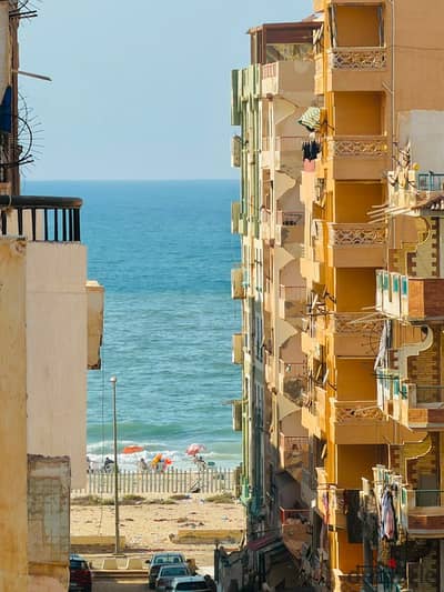 Apartment on the roof 200m for sale in Al-Ajami, Palm Beach next to the sea, cash or installment, Lux finishing