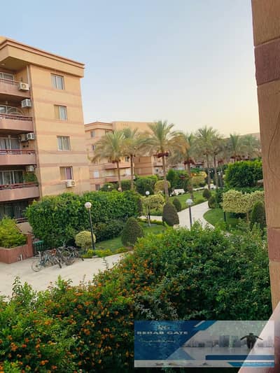 For sale in Al-Rehab, a 160m apartment with a garden view next to Gate Way Mall