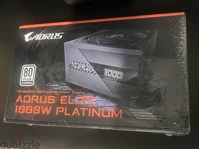AORUS Elite 1000W Platinum PSU – Sealed, New (PCIe 5.1/ATX 3.1)
