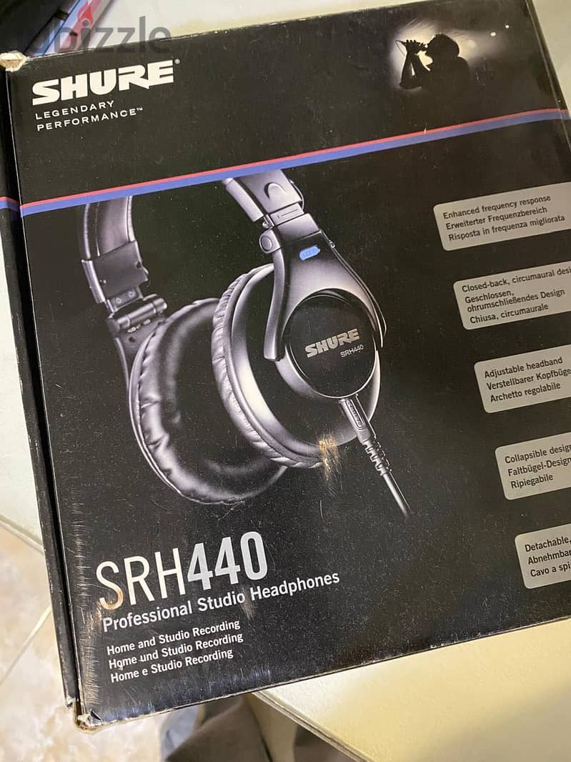 SHURE SRH440 Studio headphone 3