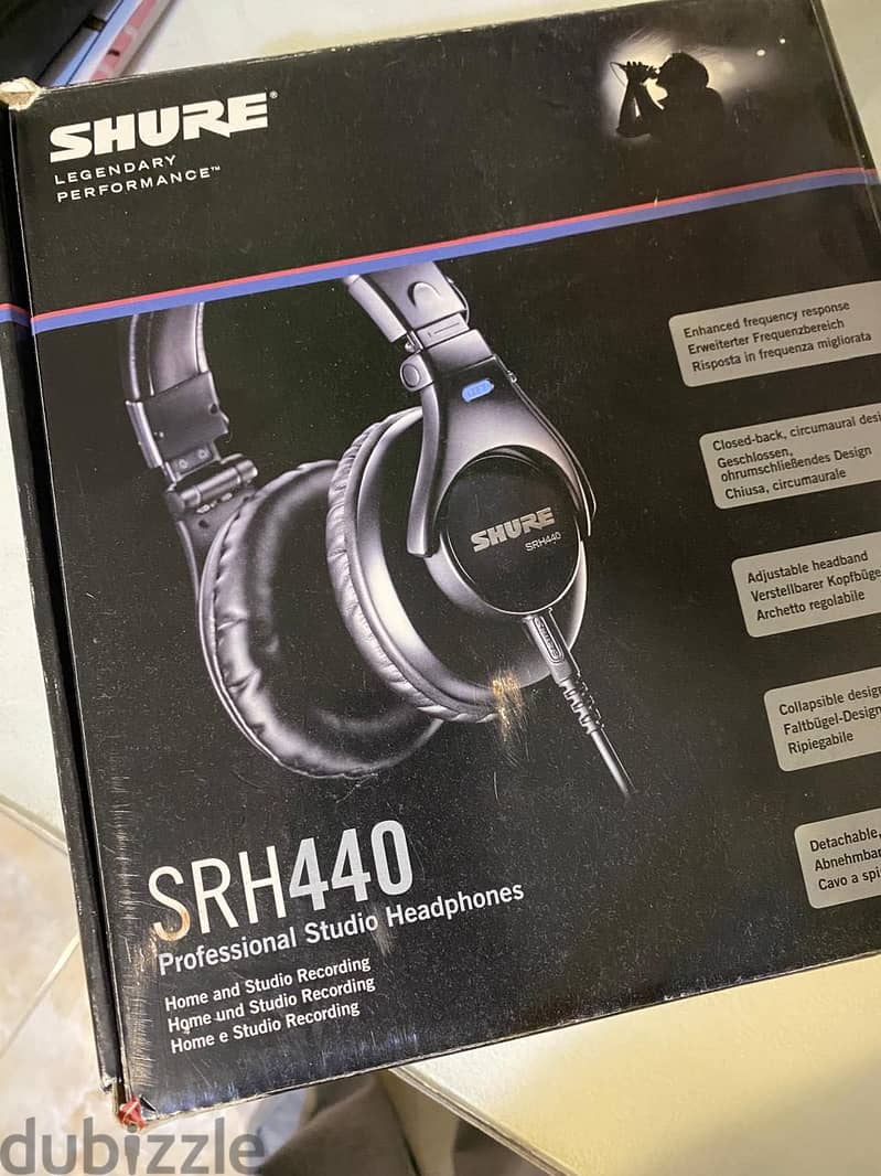 SHURE headphone / microphone 7