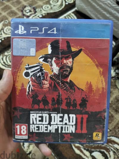 Red Dead Redemption 2 PS4 أصلية – مستعملة بحالة جيدة