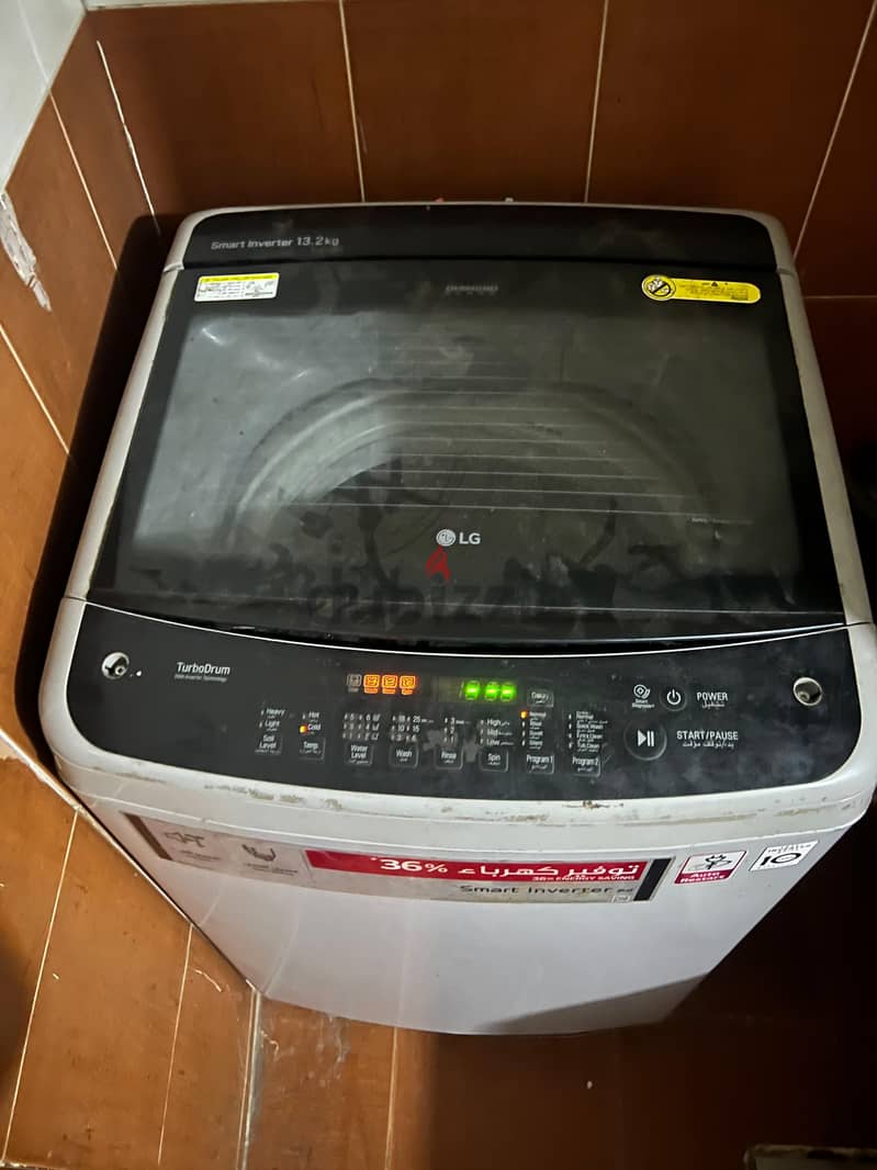LG WASHING MACHINE. 1