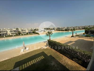 Direct on lagoon Bahary 100% Fully Finished +AC's and Kitchen Ready To Move 4 bedrooms chalet for sale in Azha North coast
