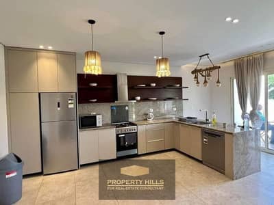 Prime location apartment from Hyde Park View open to the lagoon next to Palm Hills and Al-Jazira Club