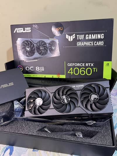 كرت شاشه RTX 4060 Ti 8GB ASUS TUF Gaming OC