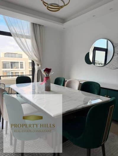 Penthouse for sale with a 40% discount in the finest location in the Fifth Settlement next to Mivida on a large area and the largest number of rooms