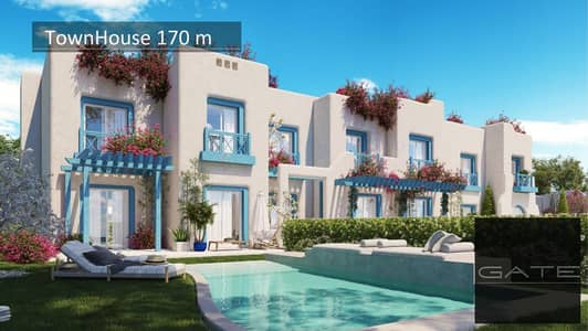 تاون هاوس ميدل للبيع Mountain View Ras El Hekma فيو لاجون -استلام فوري- بسعر مميز