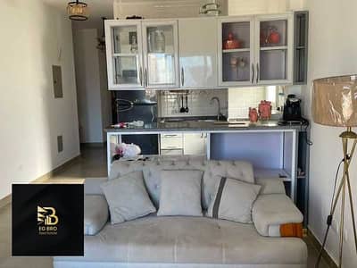 Fully Furnished Second Floor Chalet for Rent in Amwaj, Sidi Abdel Rahman, North Coast - Direct Pool View