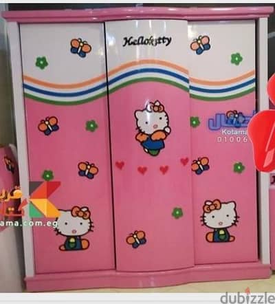 غرفة نوم اطفال هالو كيتي (Hello kitty)