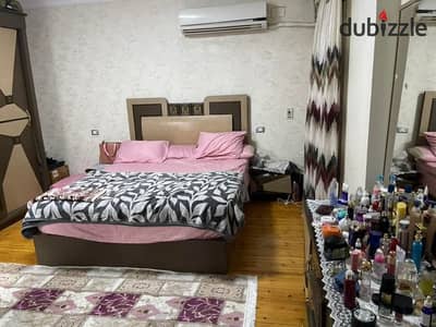 شقة مفروشة للايجار بحدائق القبة  علي مصر والسودان الرئيسي  بجوار بنك بي تك و البنك الاهلي 160 م لوكس