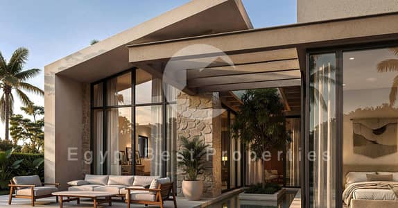 Villa for sale in Caeser Sodic Ras Elhekma  one story 3 Bedrooms Lagoon and Sea View PAY OVER 8 YEARS NEW PHASE